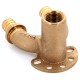 Угольник REHAU настенный ВР 20/20-1/2" RX+ длинный , бронза