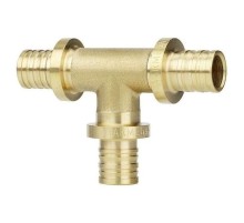 Тройник VARMEGA Slide-fit равносторонний, 20, аксиальный, латунь, VM50412