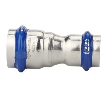 Муфта VARMEGA двухраструбная Inox Press переходная 18x15
