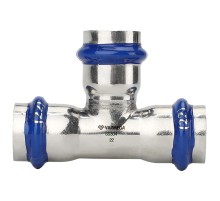 Тройник VARMEGA раструбный Inox Press 28x28x28