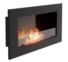 Каминокомплект:Биокамин Firelight BFP/W-110+Набор керамических камней М, черные