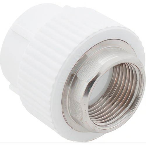 Муфта комбинированная бел. PP-R D 40х1 1/4" под ключ, ВР, РТП (36/6)