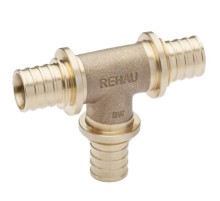 Тройник REHAU равнопроходный 20-20-20 PLATINUM RX, бронза