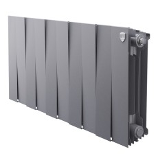 Радиатор биметаллический Royal Thermo PianoForte 300 Серебристый - 10 секц.