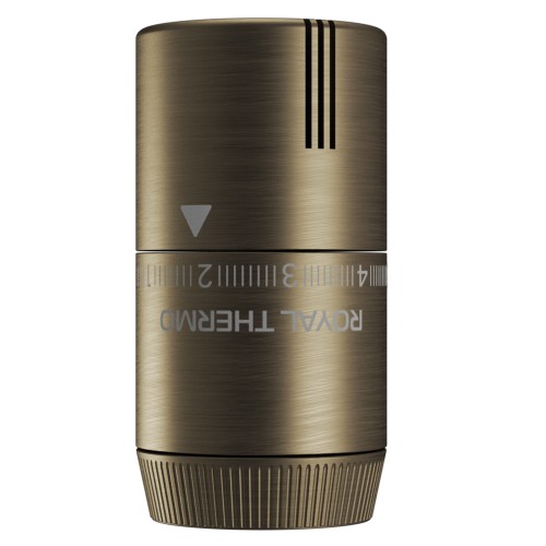 Термоголовка жидкостная Royal Thermo Design М30х1,5 (бронза)