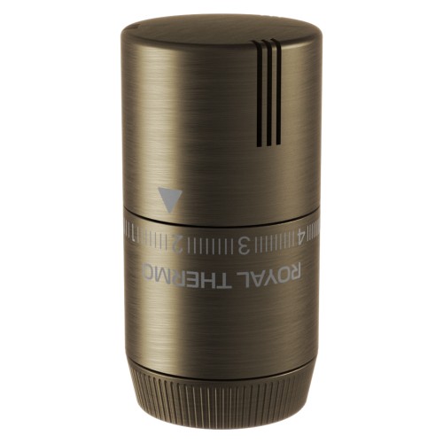 Термоголовка жидкостная Royal Thermo Design М30х1,5 (бронза)