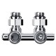 Узел нижнего подключения перекрестный Royal Thermo Design угловой 1/2"х3/4" EK (хром)