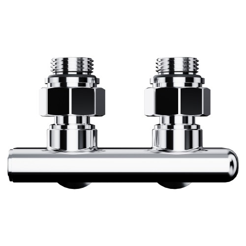 Узел нижнего подключения перекрестный Royal Thermo Design угловой 1/2"х3/4" EK (хром)