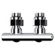 Узел нижнего подключения перекрестный Royal Thermo Design угловой 1/2"х3/4" EK (хром)