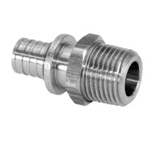 Переходник REHAU НР 20-1/2", нерж. сталь
