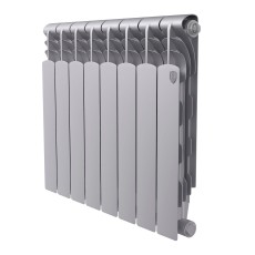 Радиатор биметаллический Royal Thermo Revolution B 500 Серебристый – 8 секц.