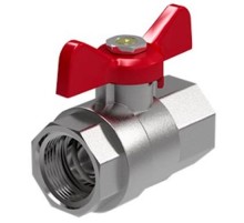 Кран шаровый Royal Thermo OPTIMAL 1" ВВ, бабочка