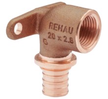 Угольник REHAU настенный ВР 25-3/4" RX+ , бронза