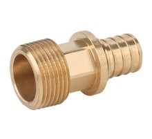 Переходник Gappo с наружной резьбой бронзовый 25-R 1"