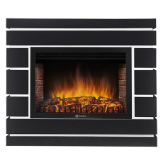 Каминокомплект: Очаг Electrolux EFP/P-2520LS N, портал Moderno 25 шпон черный дуб