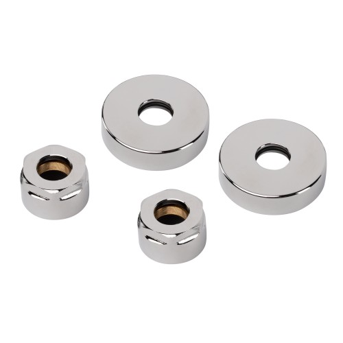 Набор подключения Royal Thermo Design 3/4" ЕК - 15 мм (хром)
