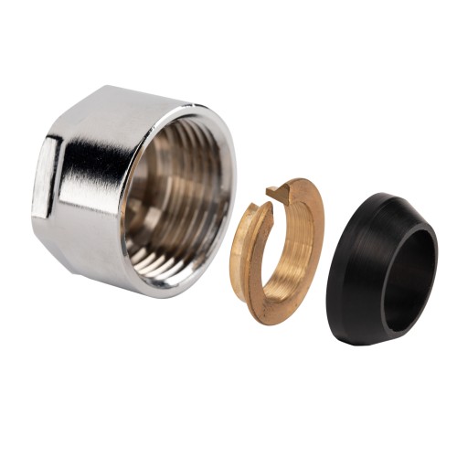 Набор подключения Royal Thermo Design 3/4" ЕК - 15 мм (хром)