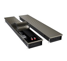 Конвектор внутрипольный Royal Thermo ATRIUM TURBO-90/250/2900-DG-U-DB