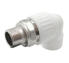 Угольник с американкой для радиатора НР 25 х 1/2" (60/15) VALFEX