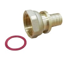 Муфта VARMEGA Slide-fit переходная (переходник) с накидн. гайкой, 20х3/4", латунь, VM51814