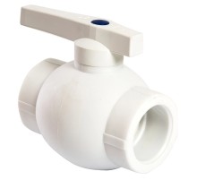 Кран шаровой THERMOLIGHT ручка PP-R 40 белый
