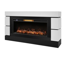 Каминокомплект: Очаг Royal Thermo Aurora RTFP/P-AR40LS, портал Moderno 42/40/36, белый, р/в