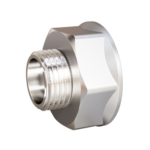 Переходник латунный LD LD Pride DN40х32 (1 1/2"ВР х 1 1/4"НР) лат ник би