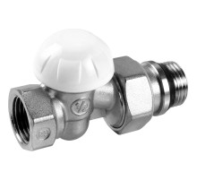 Клапан отсечной Giacomini R15X035 для радиатора Kvs-8.94 м3/ч ВР 1", прямой