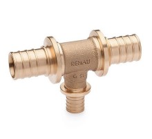 Тройник REHAU с уменьшенным боковым проходом 32-25-32 PLATINUM RX, бронза