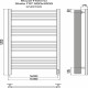 Полотенцесушитель Royal Thermo Stato П17 500х1200 электро (встроен. диммер) стальной