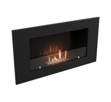 Каминокомплект:Биокамин Firelight BFP/W-90+Набор керамических камней М, черные