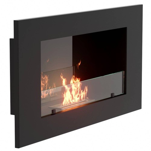 Каминокомплект:Биокамин Firelight BFP/W-90+Набор керамических камней М, черные