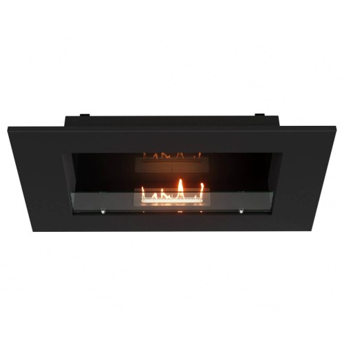 Каминокомплект:Биокамин Firelight BFP/W-90+Набор керамических камней М, черные
