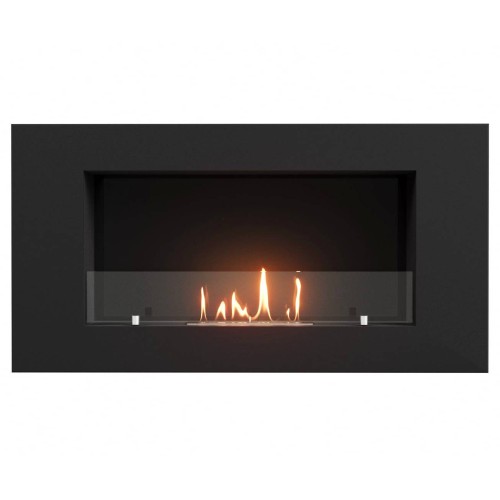 Каминокомплект:Биокамин Firelight BFP/W-90+Набор керамических камней М, черные