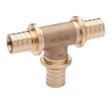 Тройник REHAU равнопроходный 25-25-25 PLATINUM RX, бронза