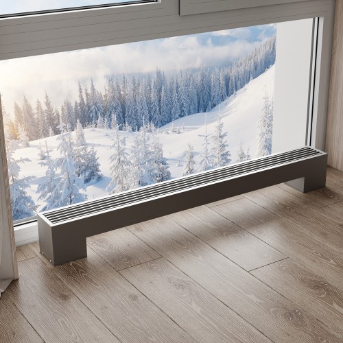 Конвектор напольный Royal Thermo STEP-80/180/2400-1-N-SS-LG-NA