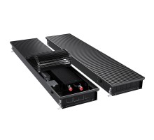 Конвектор внутрипольный Royal Thermo ATRIUM TURBO-90/300/2200-DG-U-BL