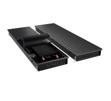 Конвектор внутрипольный Royal Thermo ATRIUM TURBO-90/400/1800-DG-U-BL