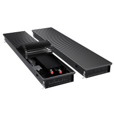 Конвектор внутрипольный Royal Thermo ATRIUM TURBO-90/300/1900-DG-U-BL