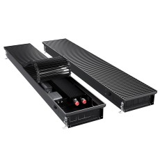 Конвектор внутрипольный Royal Thermo ATRIUM TURBO-90/250/1900-DG-U-BL