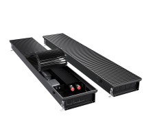 Конвектор внутрипольный Royal Thermo ATRIUM TURBO-90/250/2500-DG-U-BL