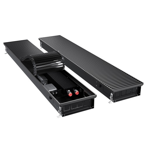 Конвектор внутрипольный Royal Thermo ATRIUM TURBO-90/250/1100-DG-U-BL