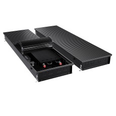 Конвектор внутрипольный Royal Thermo ATRIUM TURBO-110/400/1300-DG-U-BL