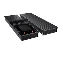 Конвектор внутрипольный Royal Thermo ATRIUM TURBO-110/400/2700-DG-U-BL