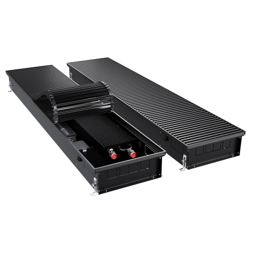 Конвектор внутрипольный Royal Thermo ATRIUM TURBO-110/300/1300-DG-U-BL