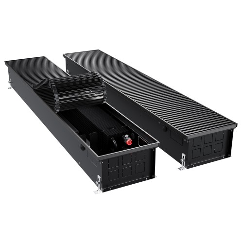 Конвектор внутрипольный Royal Thermo ATRIUM TURBO-150/250/2200-DG-U-BL