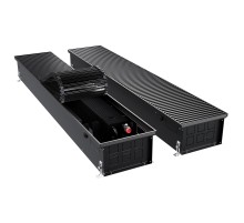 Конвектор внутрипольный Royal Thermo ATRIUM TURBO-150/250/1600-DG-U-BL