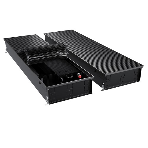 Конвектор внутрипольный Royal Thermo ATRIUM TURBO-150/400/2300-DG-U-BL