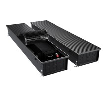 Конвектор внутрипольный Royal Thermo ATRIUM TURBO-150/300/1600-DG-U-BL