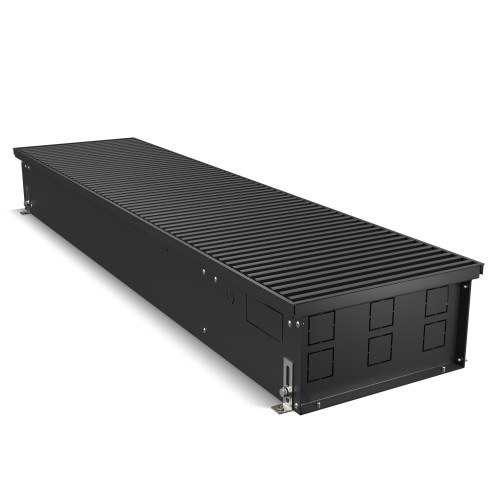 Конвектор внутрипольный Royal Thermo ATRIUM TURBO-150/300/2200-DG-U-BL